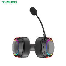 New RGB Light Gaming Headphones 50mm Bass Stereo Wireless Headset With Mic