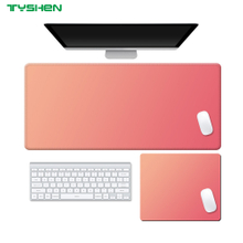 Gradient Mouse Pad with Stitched Edge and Anti-Slip Rubber Base Custom Size