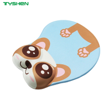 3D Cartoon Silicone Gel Wrist Rest Mouse Pad Lycra Anti-Slip PU Base