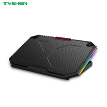 RGB Gaming Laptop Cooling Pad with 5 Fans and 7 Adjustable Heights