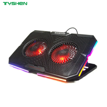 RGB Gaming Laptop Cooler with RGB Lights and Dual USB Ports