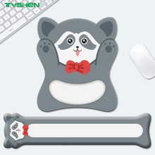 Cartoon Animal Keyboard Wrist Rest and Mouse Pad Set with Custom Logo Printing