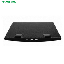 Dual Fan Laptop Cooling Pad with USB Ports and LED Lights