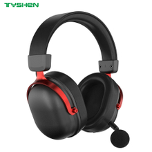 Foldable Mic Gaming Headset Bluetooth 6.0 2.4G Stereo Low Latency