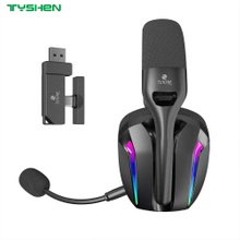 RGB Wireless Headset 5.1 Audio Bluetooth Headphones With Detachable Noise Cancelling Microphone