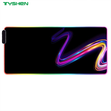 Waterproof RGB Gaming Mouse Pad with 19 Lighting Modes and Custom Logo